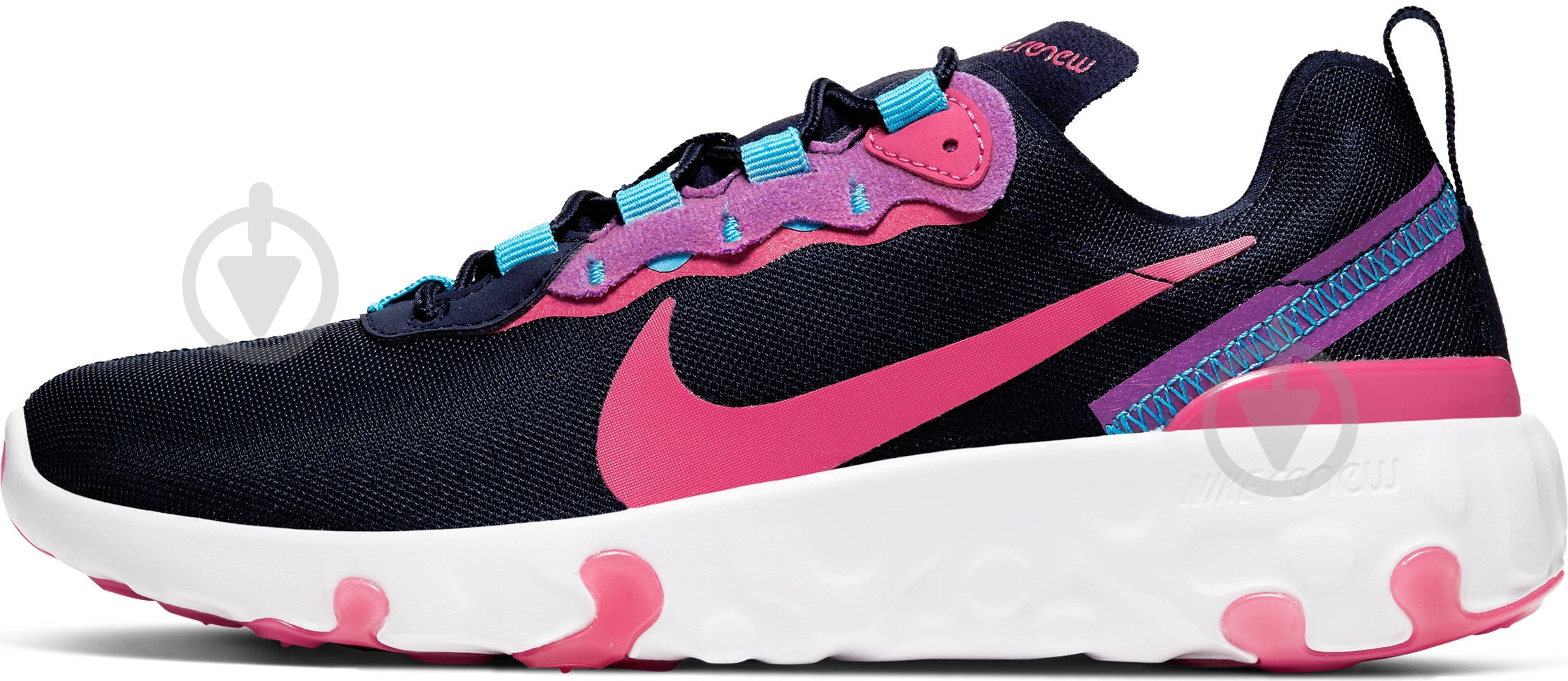 Кроссовки демисезонные Nike RENEELEMENT 55 (GS) CK4081-401 р.40 синие - фото 5