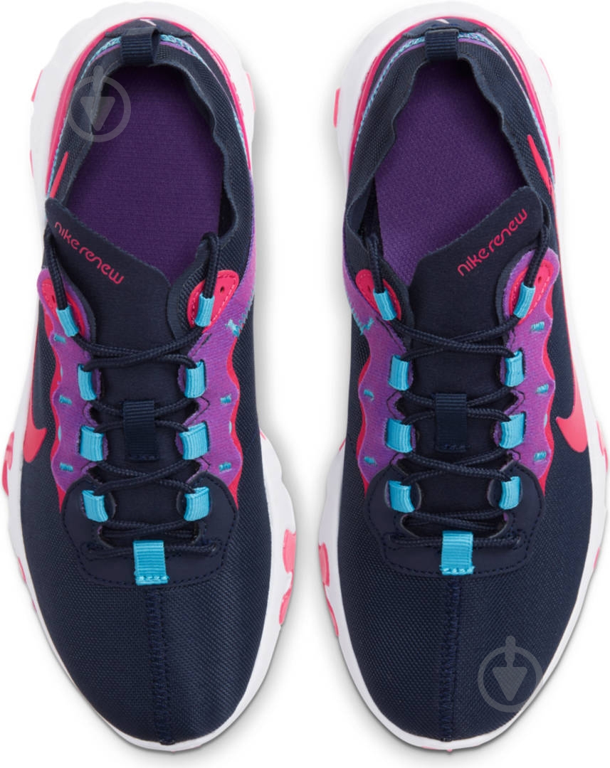 Кроссовки демисезонные Nike RENEELEMENT 55 (GS) CK4081-401 р.40 синие - фото 7