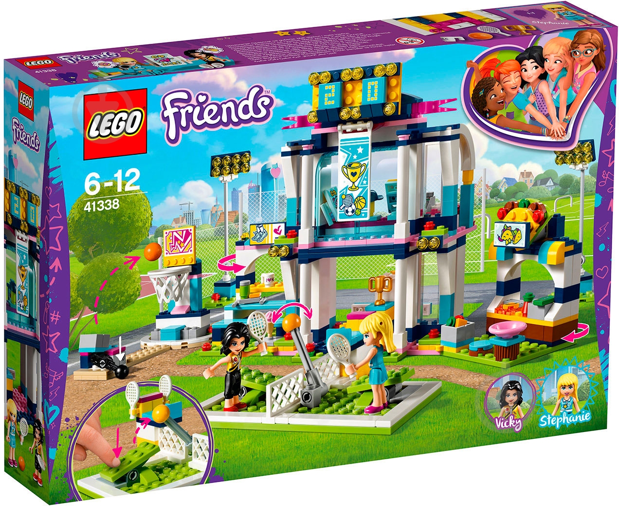 Конструктор LEGO Friends Стадион Стефани 41338 - фото 1 Конструктор LEGO Friends Стадион Стефани 41338 - фото 1