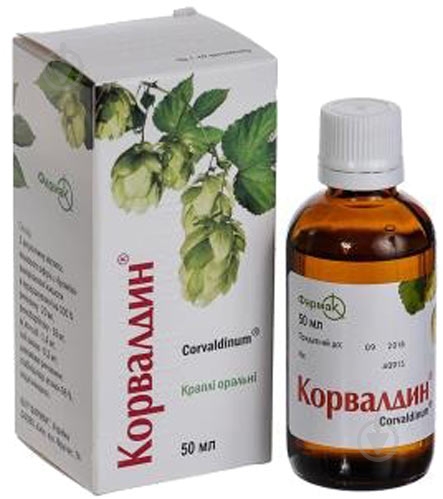 Корвалдин у флак. краплі 50 мл - фото 1 Корвалдин у флак. краплі 50 мл - фото 1