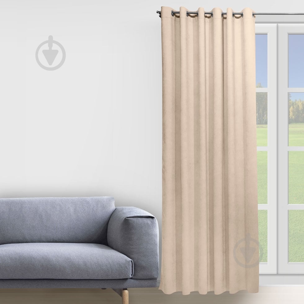 Штора BONA 150х260 бежевый La Nuit - фото 1 Штора BONA 150х260 бежевый La Nuit - фото 1