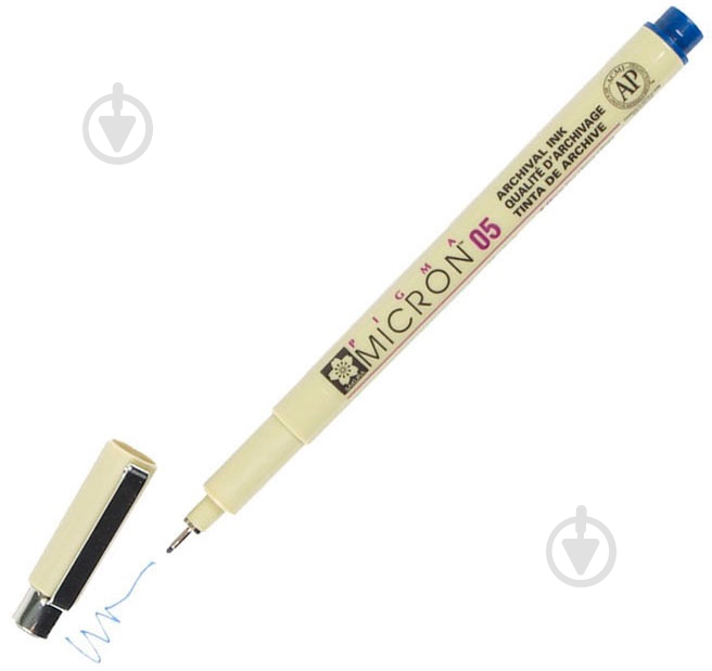Лінер PIGMA Micron Sakura (0.5) 0,45 мм королівський синій - фото 1