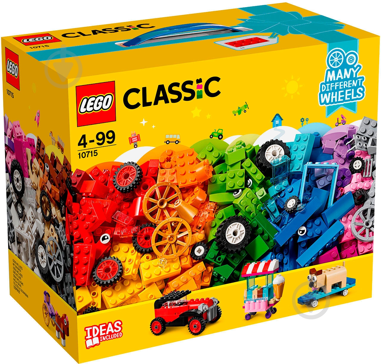 Конструктор LEGO Classic Кубики и колеса 10715 - фото 1 Конструктор LEGO Classic Кубики и колеса 10715 - фото 1
