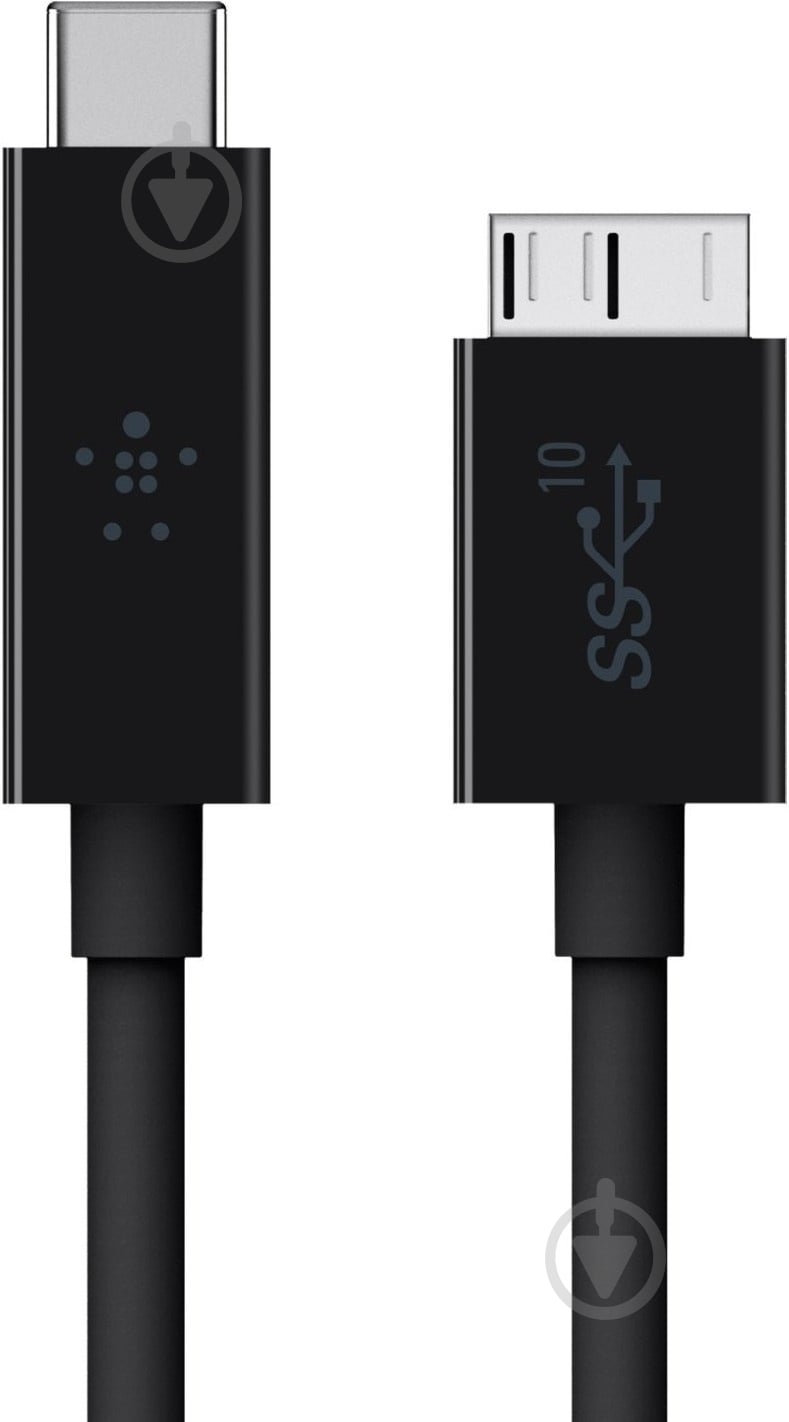 Кабель Belkin microUSB-B – USB-С 3.1 1 м черный (F2CU031bt1M-BLK) - фото 1 Кабель Belkin microUSB-B – USB-С 3.1 1 м черный (F2CU031bt1M-BLK) - фото 1