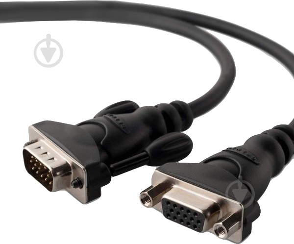 Кабель Belkin VGA - VGA 3 м черный (F2N028cp3M) - фото 2