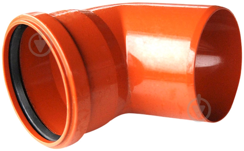 Коліно ПВХ d110х87° Ostendorf - фото 1