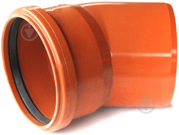 Коліно ПВХ d160х15° Ostendorf - фото 1