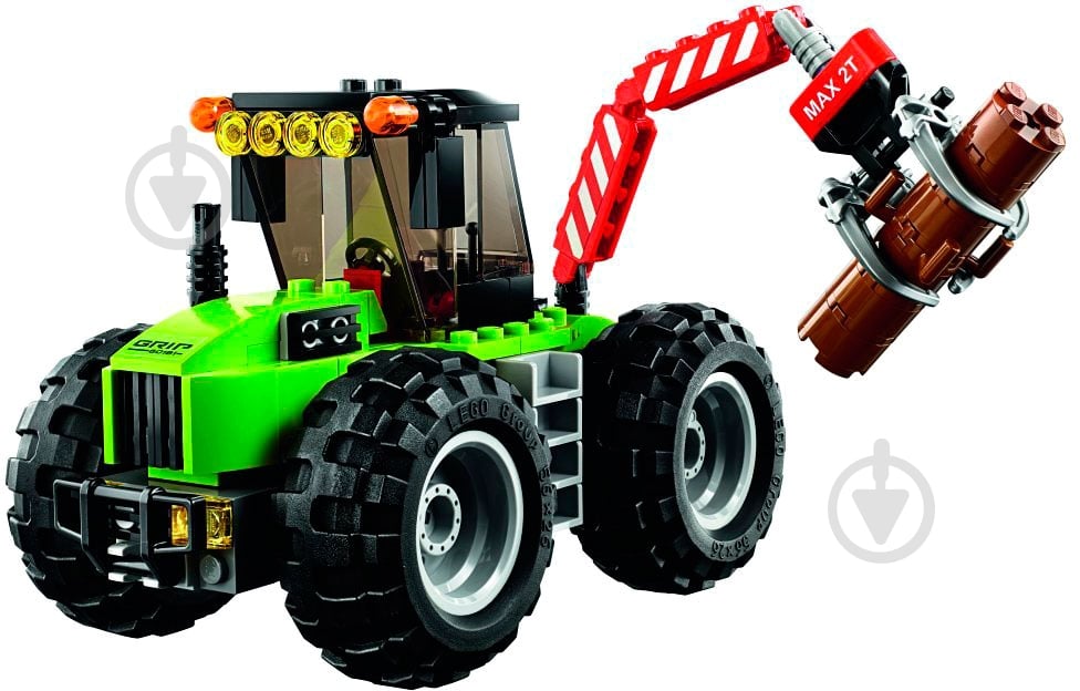 Конструктор LEGO City Лісоповальний трактор 60181 - фото 3 Конструктор LEGO City Лісоповальний трактор 60181 - фото 3