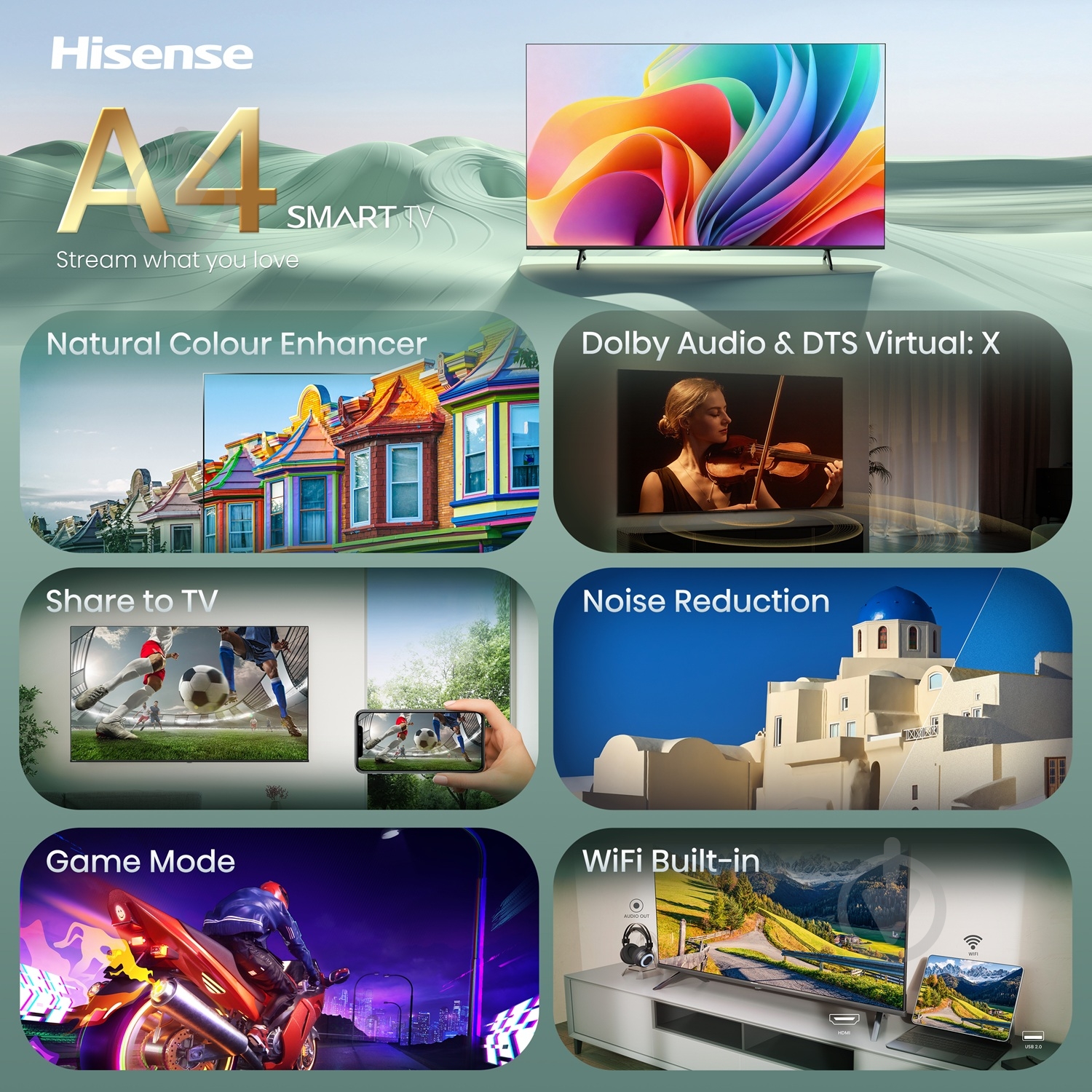 Телевизор Hisense 40A4S - фото 12