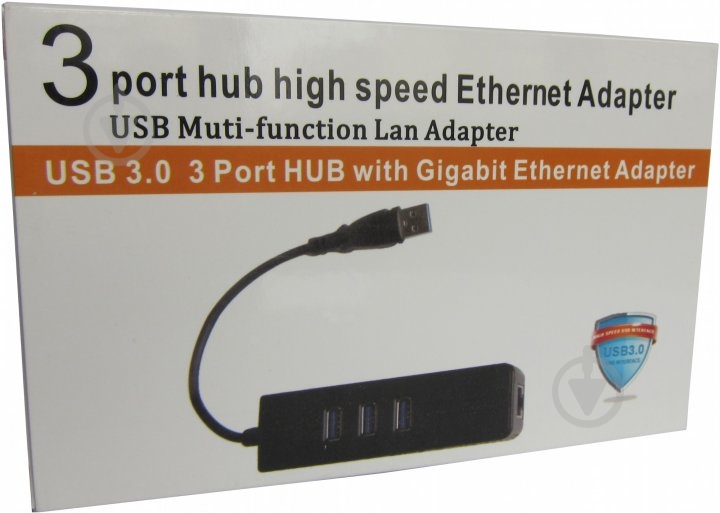 Переходник Dynamode USB 3.0 Type-A - RJ45 Gigabit Lan 3хUSB 3.0 0,19 м черный (USB3.0-Type-A-RJ45-HUB3) - фото 7 Переходник Dynamode USB 3.0 Type-A - RJ45 Gigabit Lan 3хUSB 3.0 0,19 м черный (USB3.0-Type-A-RJ45-HUB3) - фото 7