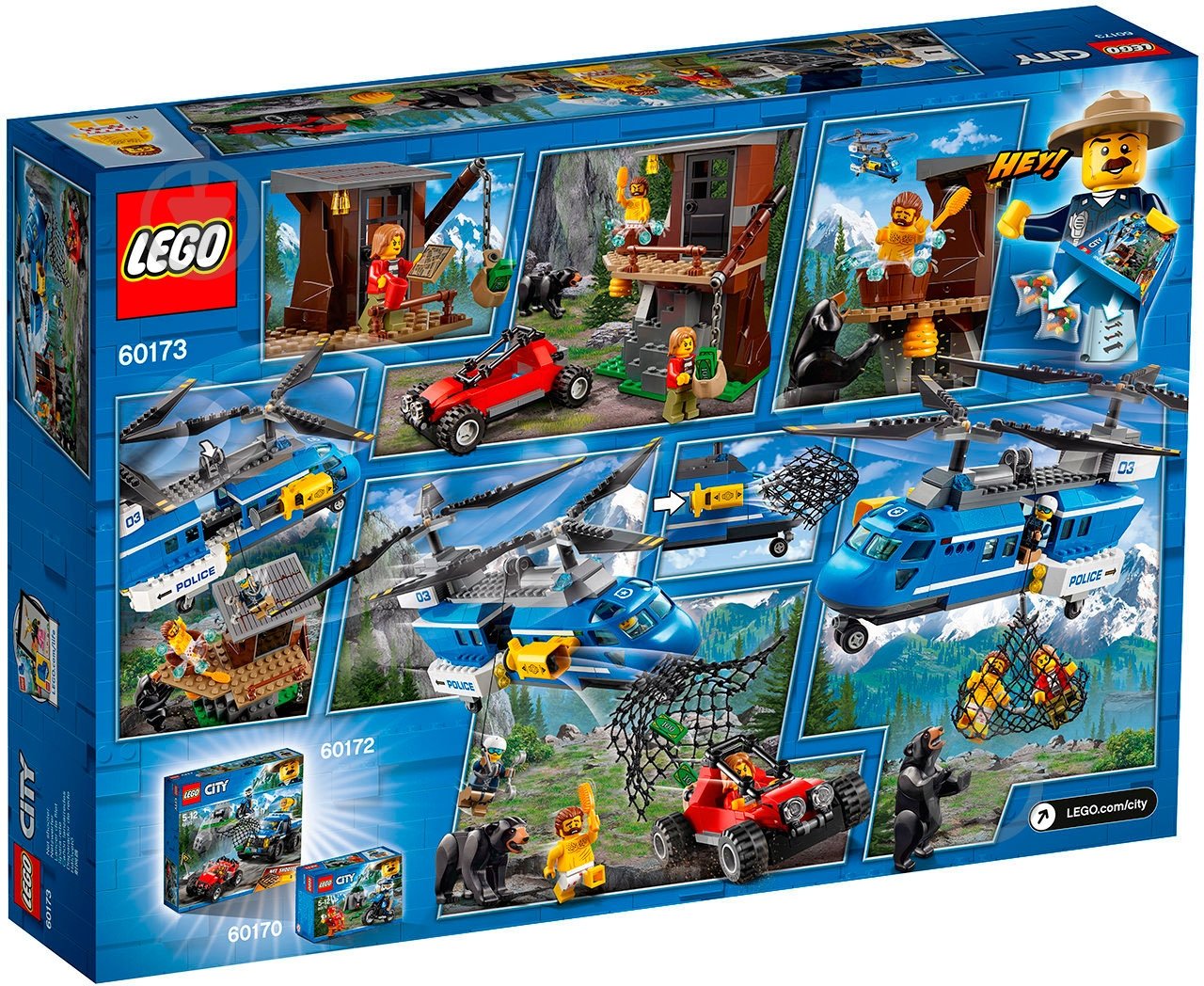 Конструктор LEGO City Арест в горах 60173 - фото 6 Конструктор LEGO City Арест в горах 60173 - фото 6