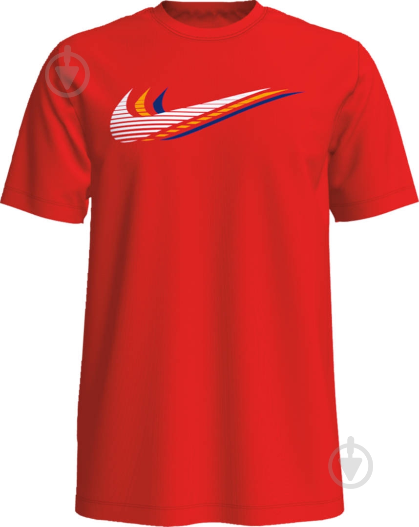 Футболка Nike M NSW SS TEE SWOOSH CK4278-657 р.2XL красный - фото 3