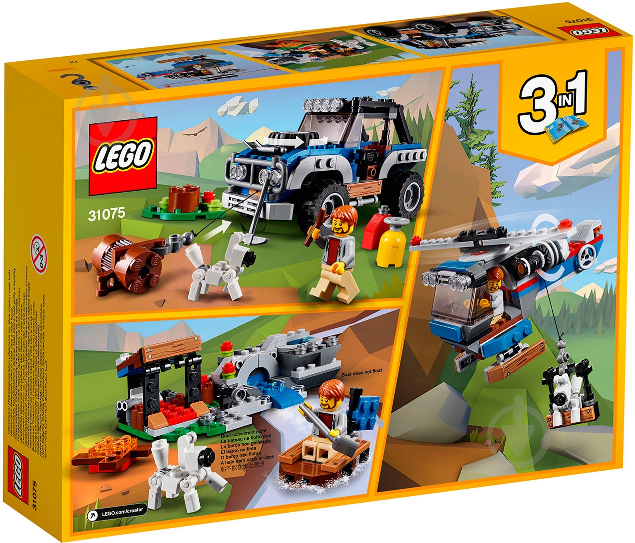 Конструктор LEGO Creator Приключения в глуши 31075 - фото 5