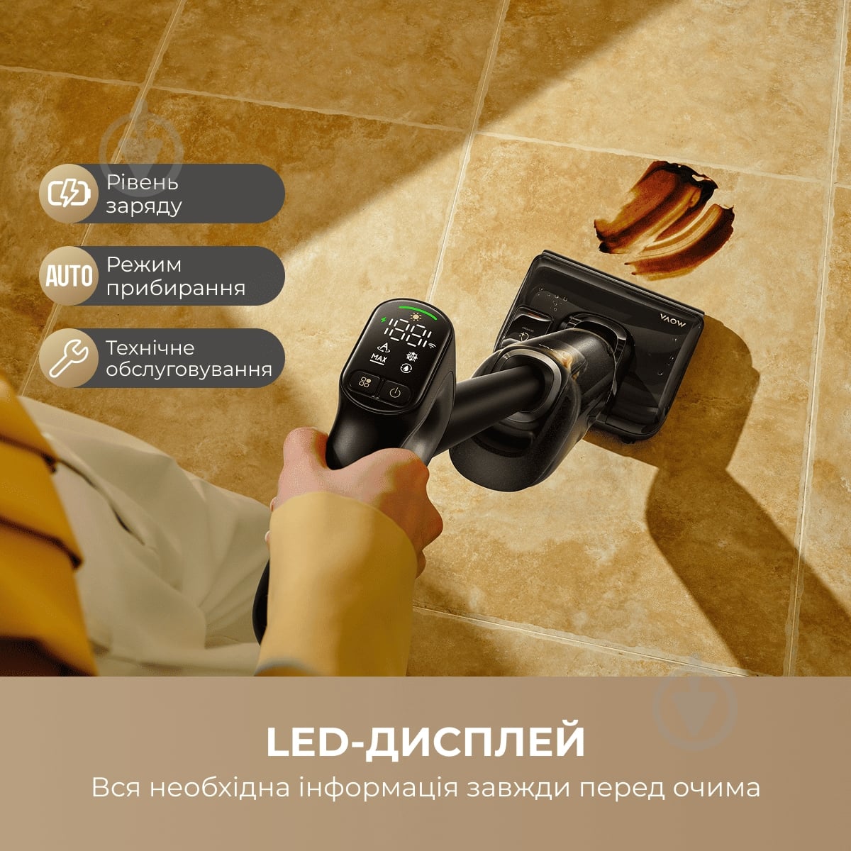 Пылесос моющий MOVA M50 (HMH66A) black - фото 6