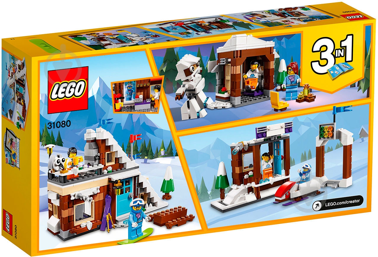 Конструктор LEGO Creator Зимові канікули 31080 - фото 5 Конструктор LEGO Creator Зимові канікули 31080 - фото 5