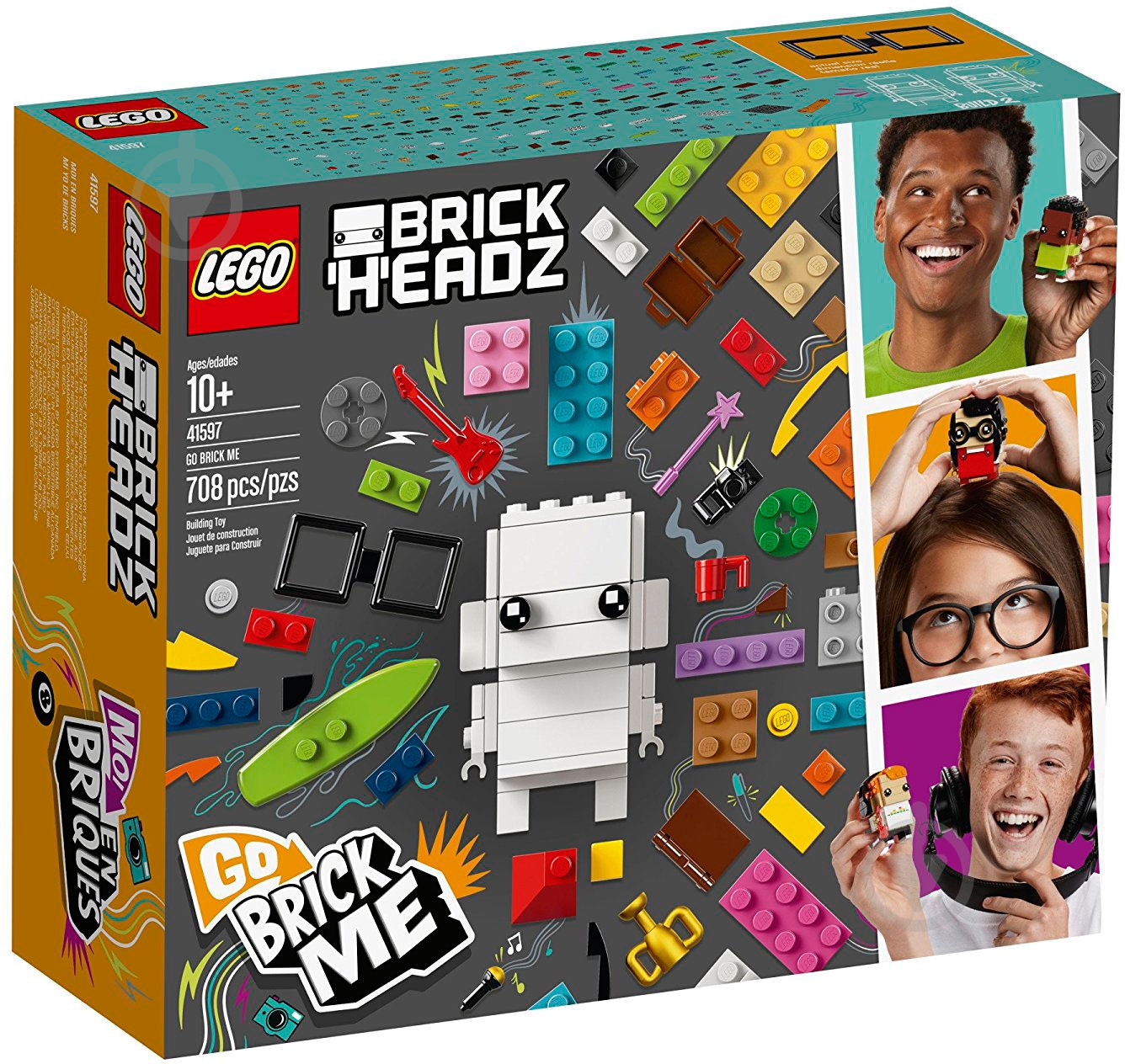 Конструктор LEGO BrickHeadz Собери меня 41597 - фото 5 Конструктор LEGO BrickHeadz Собери меня 41597 - фото 5