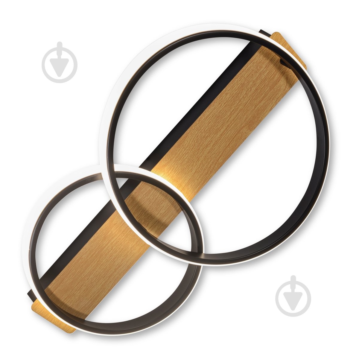 Люстра светодиодная LIGHT SET OVES LED 2R 60 Вт черный - фото 1