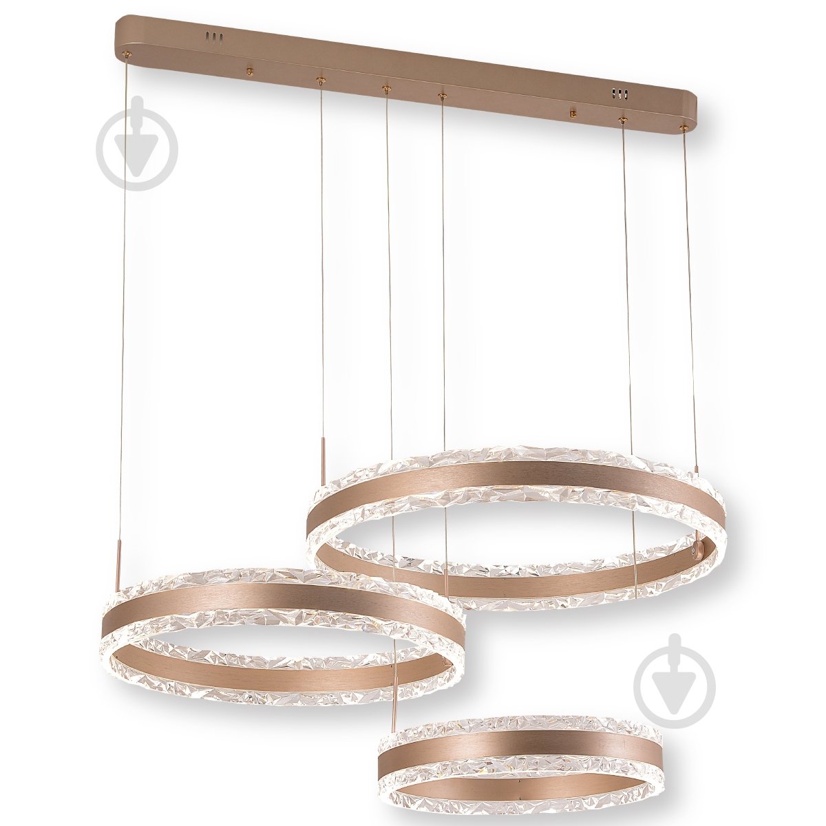 Люстра LIGHT SET LEBIDKA 3PL-L RC gold - фото 1