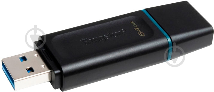 Флеш-пам'ять USB Kingston DataTraveler Exodia USB 3.2 Gen 1 64 ГБ USB 3.2 black (DTX/64GB) - фото 2