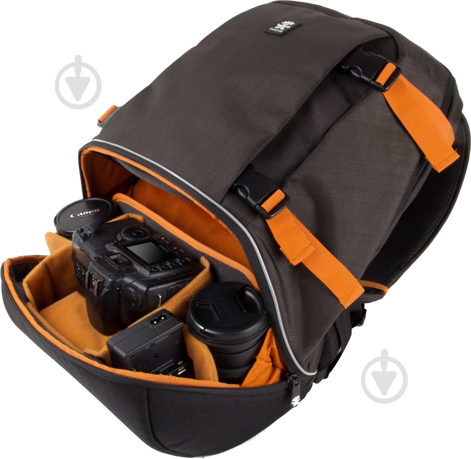 Рюкзак Crumpler Proper Roady Half Photo Backpack black/grey PRYHBP-003 - фото 3