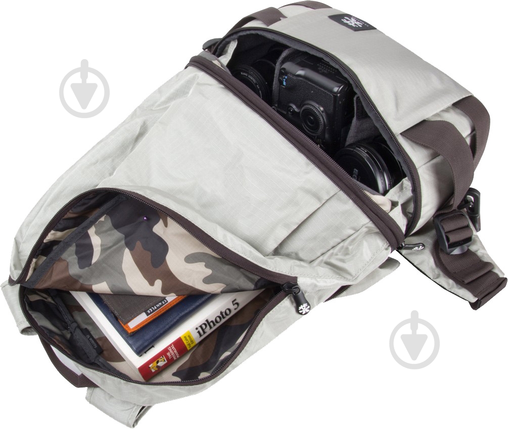 Рюкзак складний Crumpler Light Delight Foldable Backpack platinum LDFBP-012 - фото 4 Рюкзак складний Crumpler Light Delight Foldable Backpack platinum LDFBP-012 - фото 4