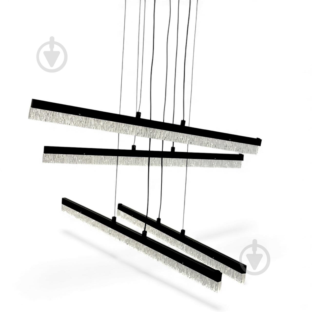 Люстра подвесная LIGHT SET GRIM PL-S 4 черный - фото 1