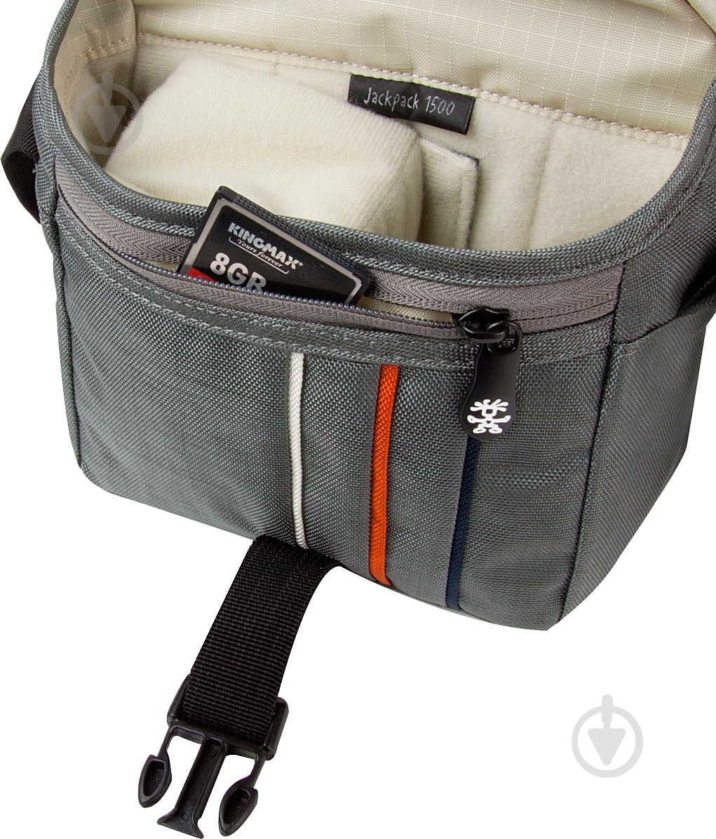 Сумка Crumpler Jackpack 1500 grey JP1500-004 - фото 4 Сумка Crumpler Jackpack 1500 grey JP1500-004 - фото 4