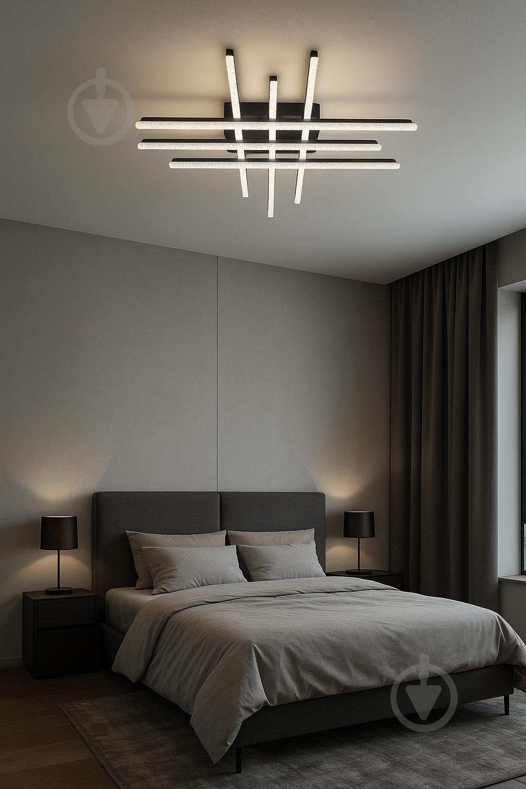 Люстра потолочная LIGHT SET GRIM LED S 6 108 Вт черный - фото 2 Люстра потолочная LIGHT SET GRIM LED S 6 108 Вт черный - фото 2