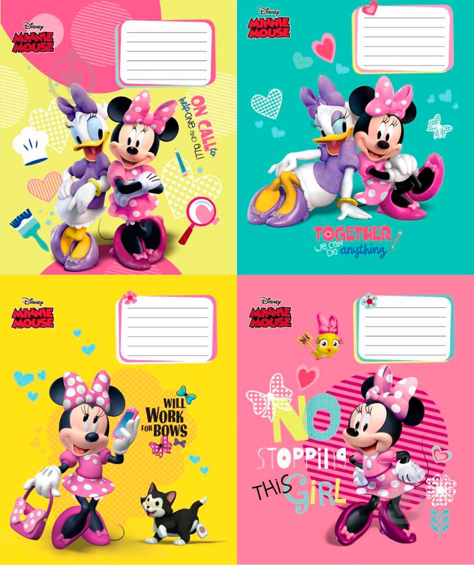 ᐉ Зошит шкільний Mickey Mouse 18 аркушів у клітинку Міцар+