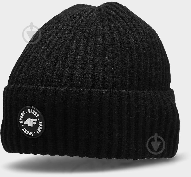 Шапка 4F HJZ22-JCAM003-21S р.one size черный - фото 1