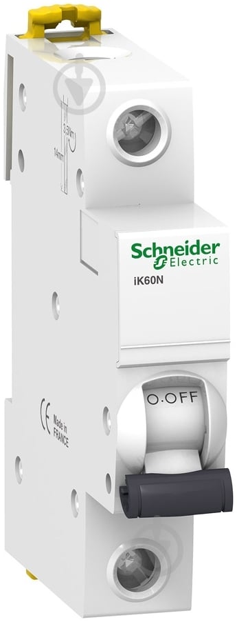 Автоматический выключатель Schneider Electric iK60 1P 10 A C A9K24110 - фото 1 Автоматический выключатель Schneider Electric iK60 1P 10 A C A9K24110 - фото 1