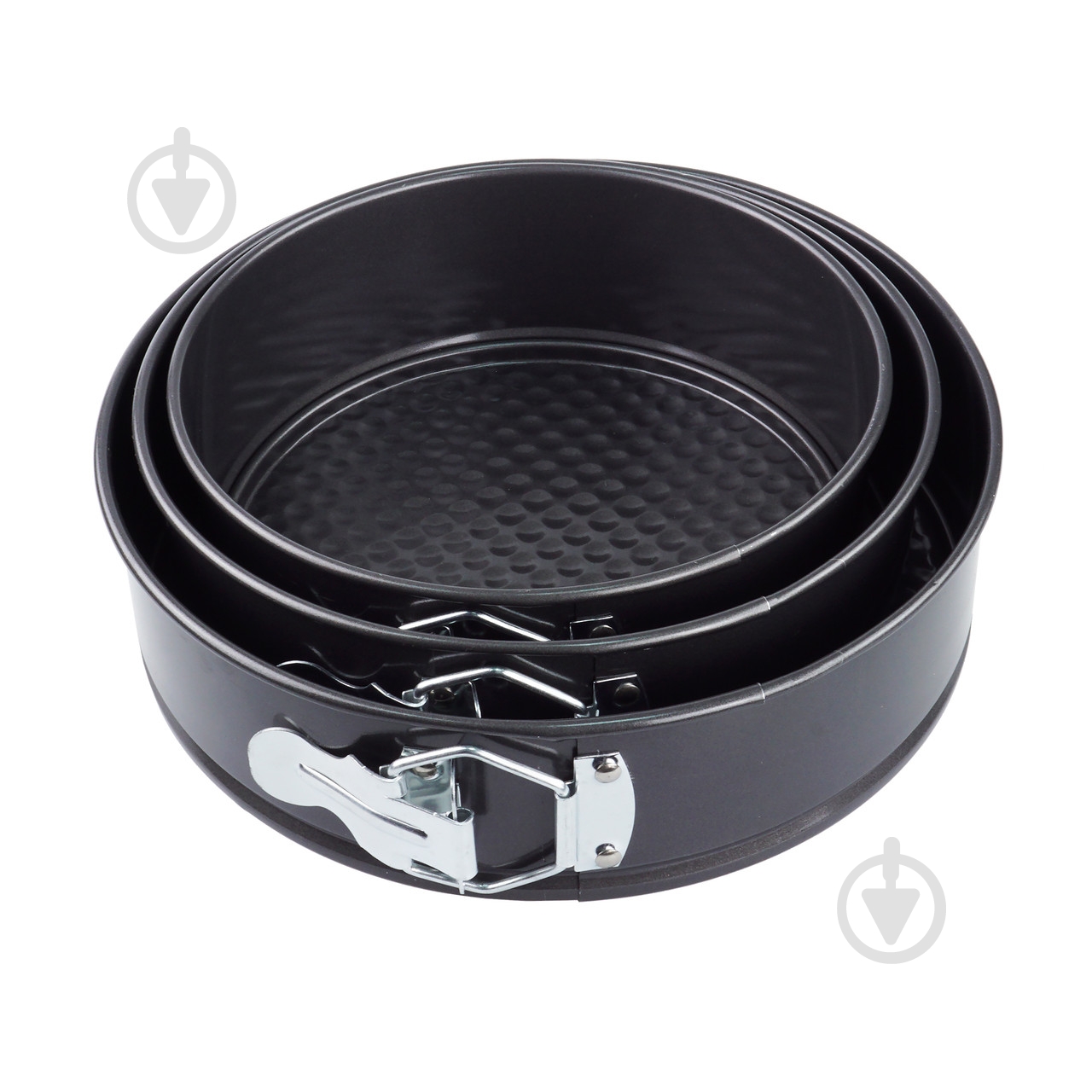 Набір форм для випікання Supretto 3 предмети сірий (5543) - фото 1 Набір форм для випікання Supretto 3 предмети сірий (5543) - фото 1