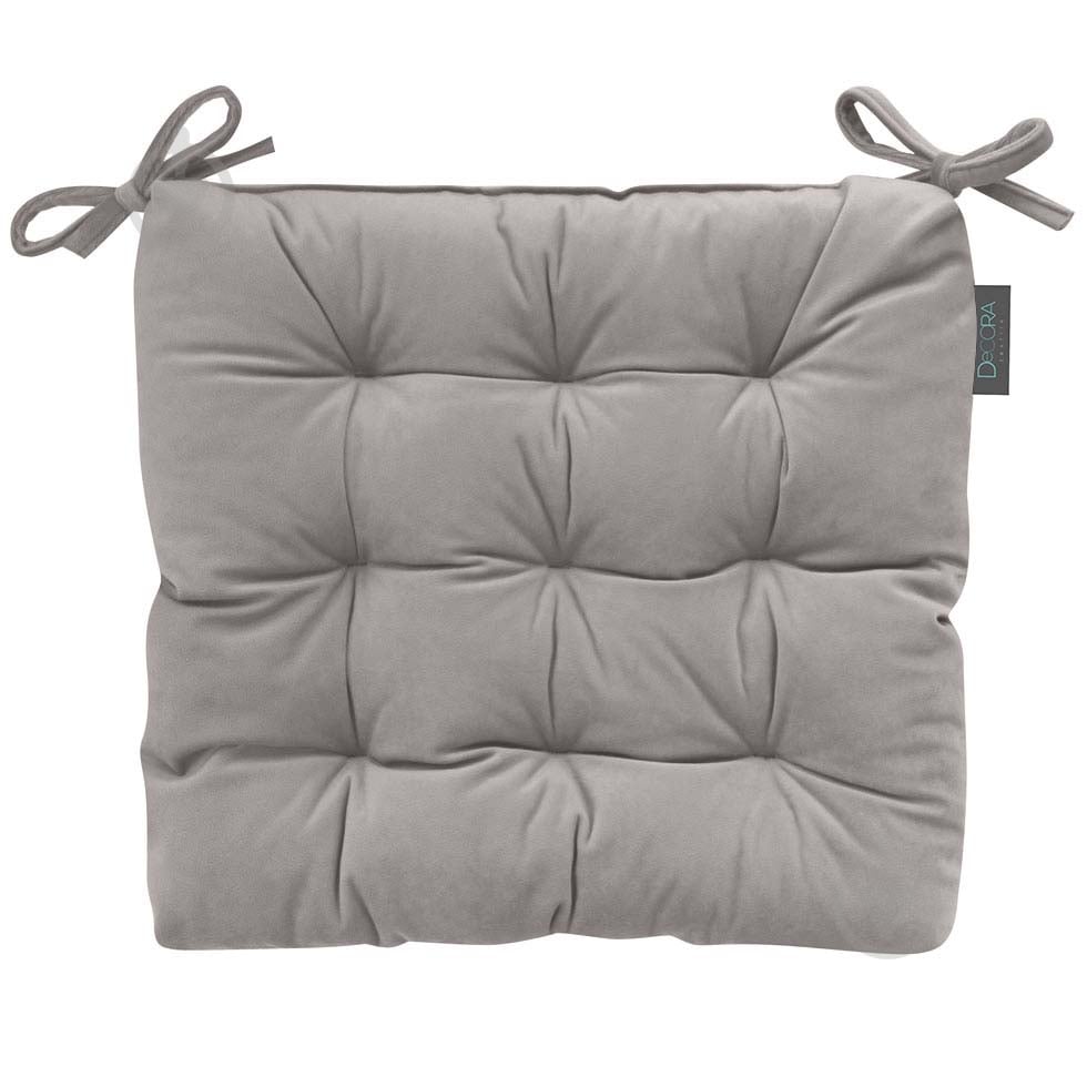 Подушка на стул Velour 40х40 см мокко Decora textile - фото 1