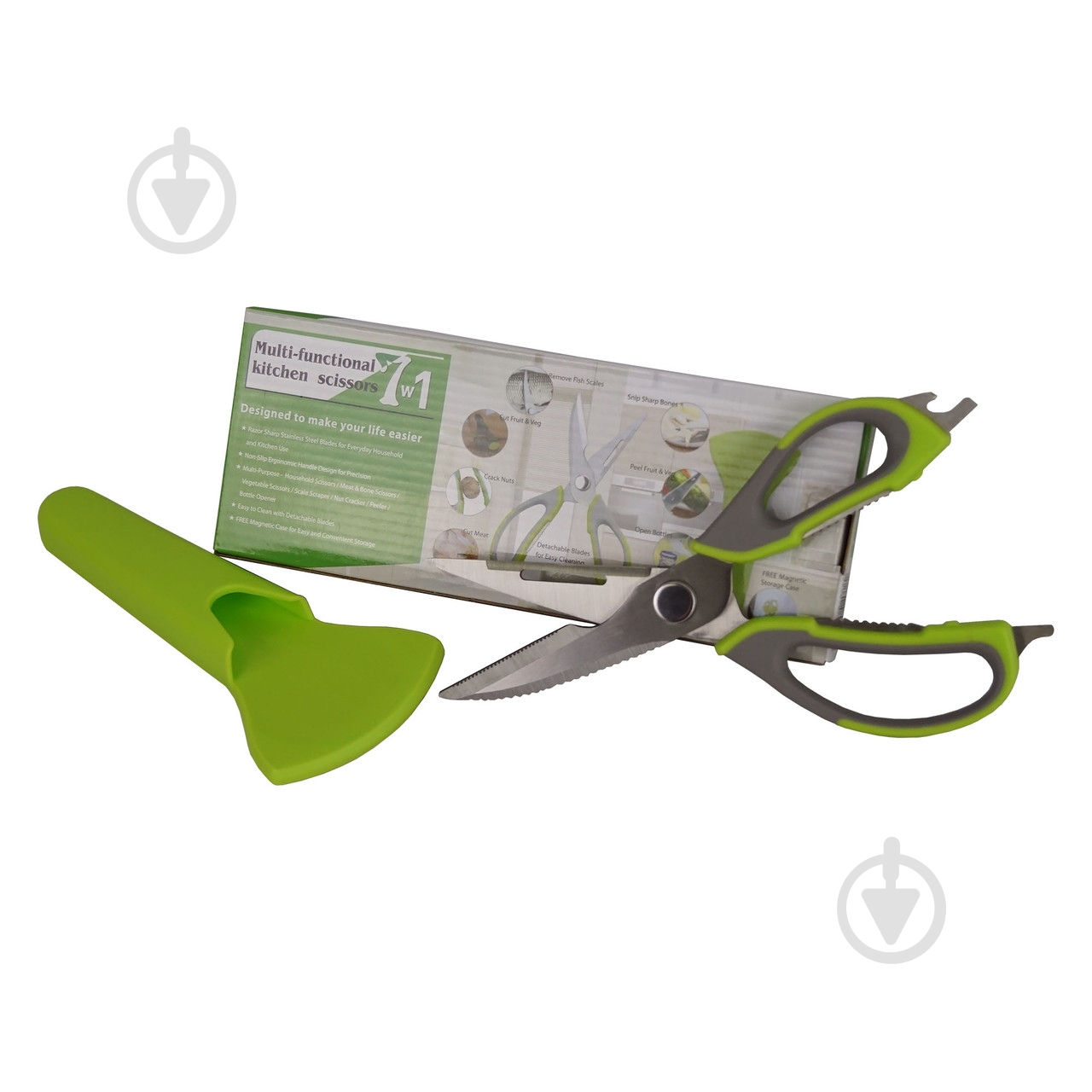 Ножницы кухонные Supretto универсальные (5047) - фото 5