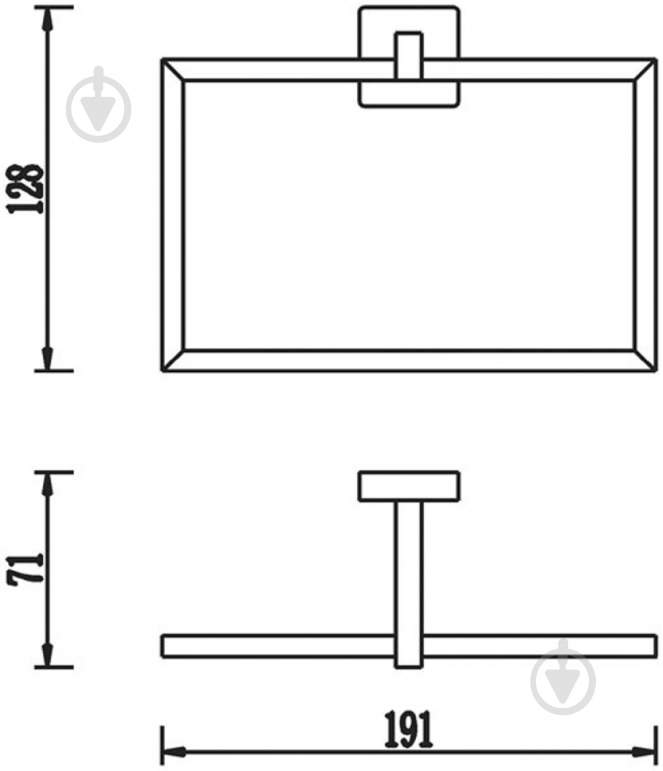 Кольцо для полотенца Aqua Rodos Terra 4780 - фото 2