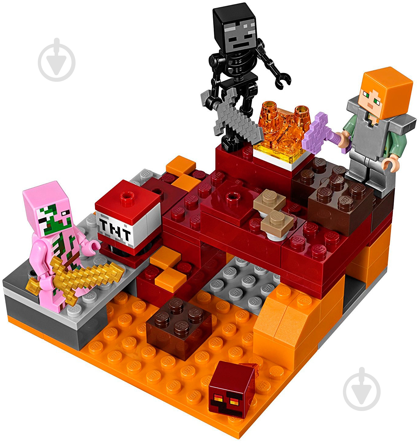 Конструктор LEGO Minecraft Битва в Нижнем мире 21139 - фото 2
