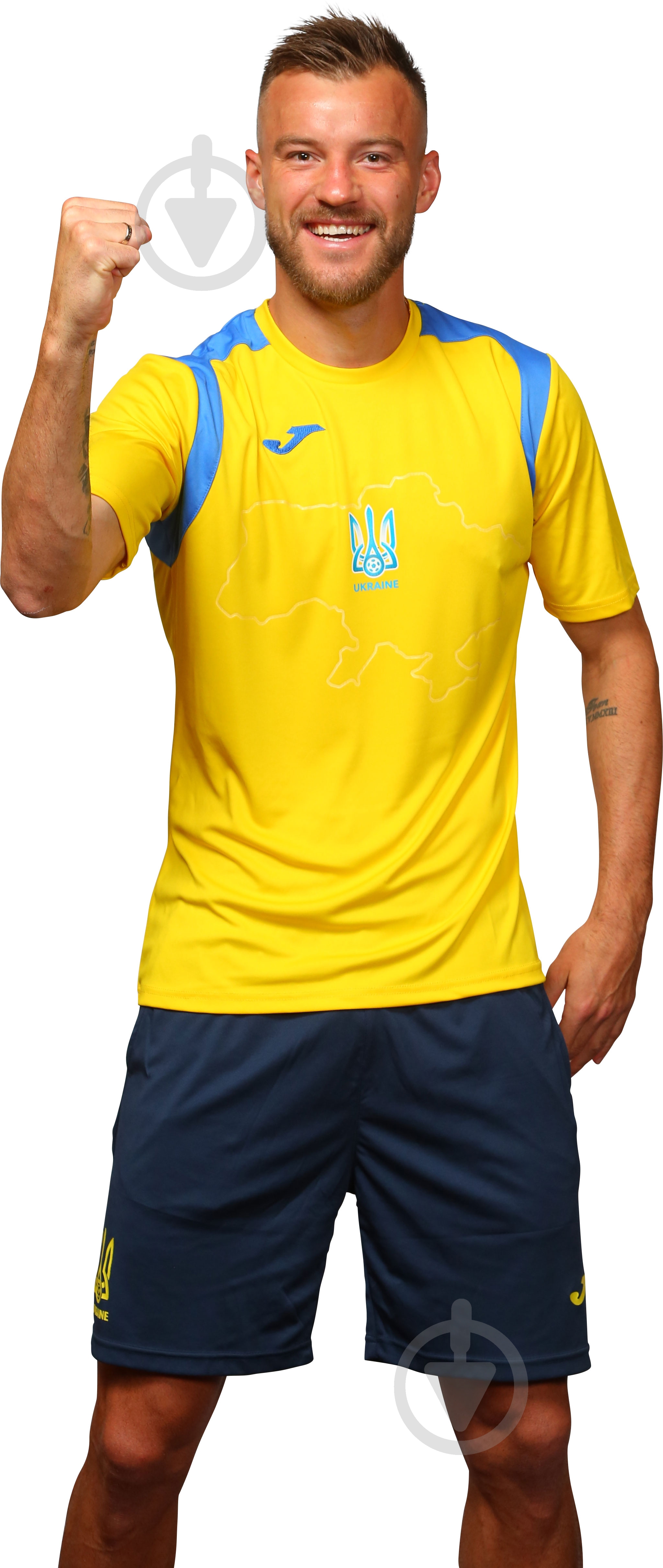 Футболка Joma Ukraine Official Replica T-shirt 101264.907 р.M желтый - фото 10