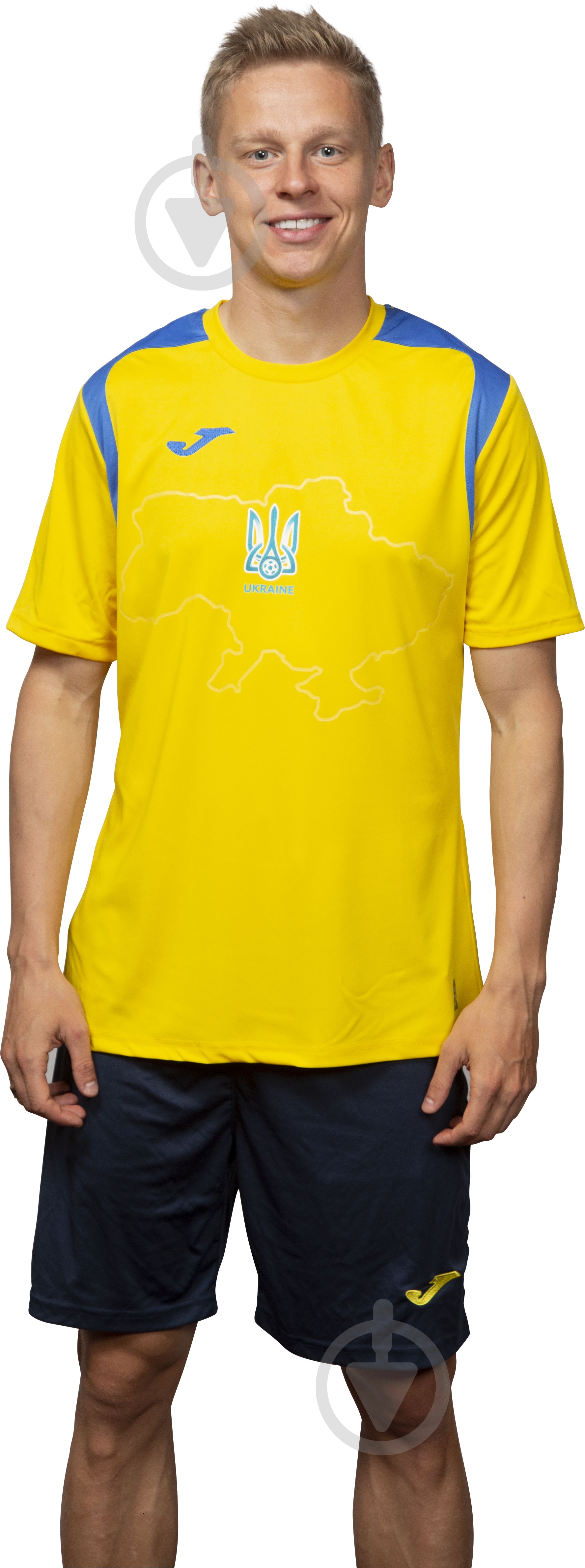 Футболка Joma Ukraine Official Replica T-shirt 101264.907 р.M желтый - фото 12