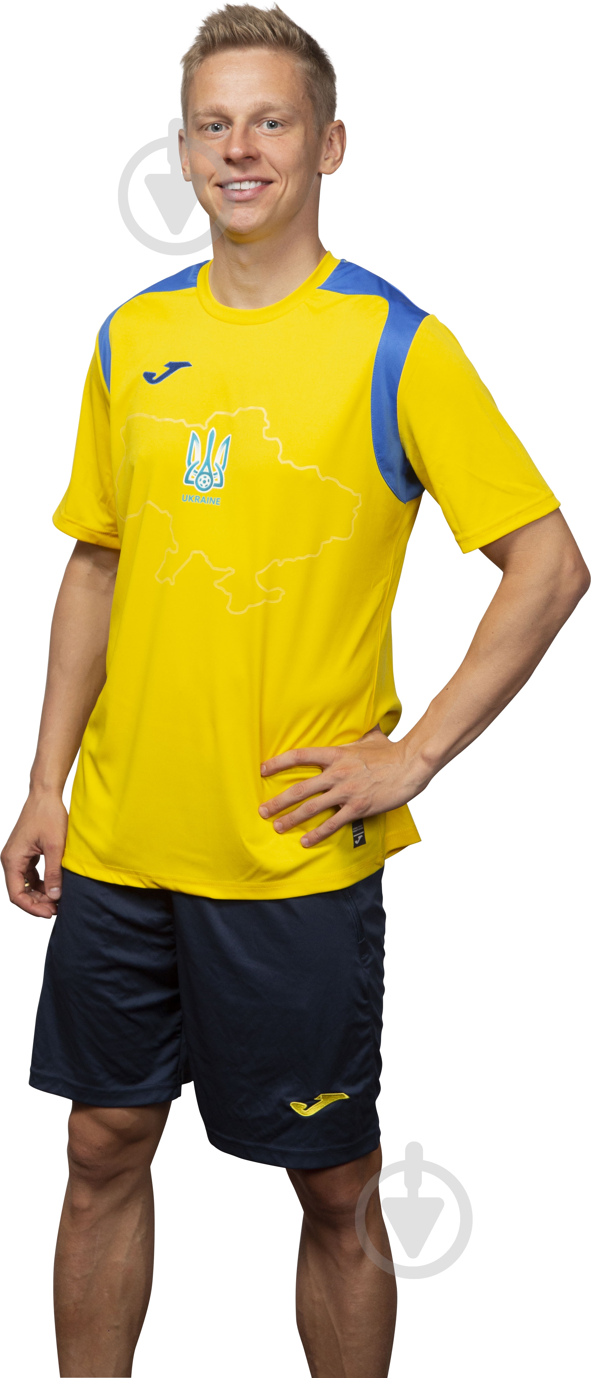 Футболка Joma Ukraine Official Replica T-shirt 101264.907 р.M желтый - фото 13