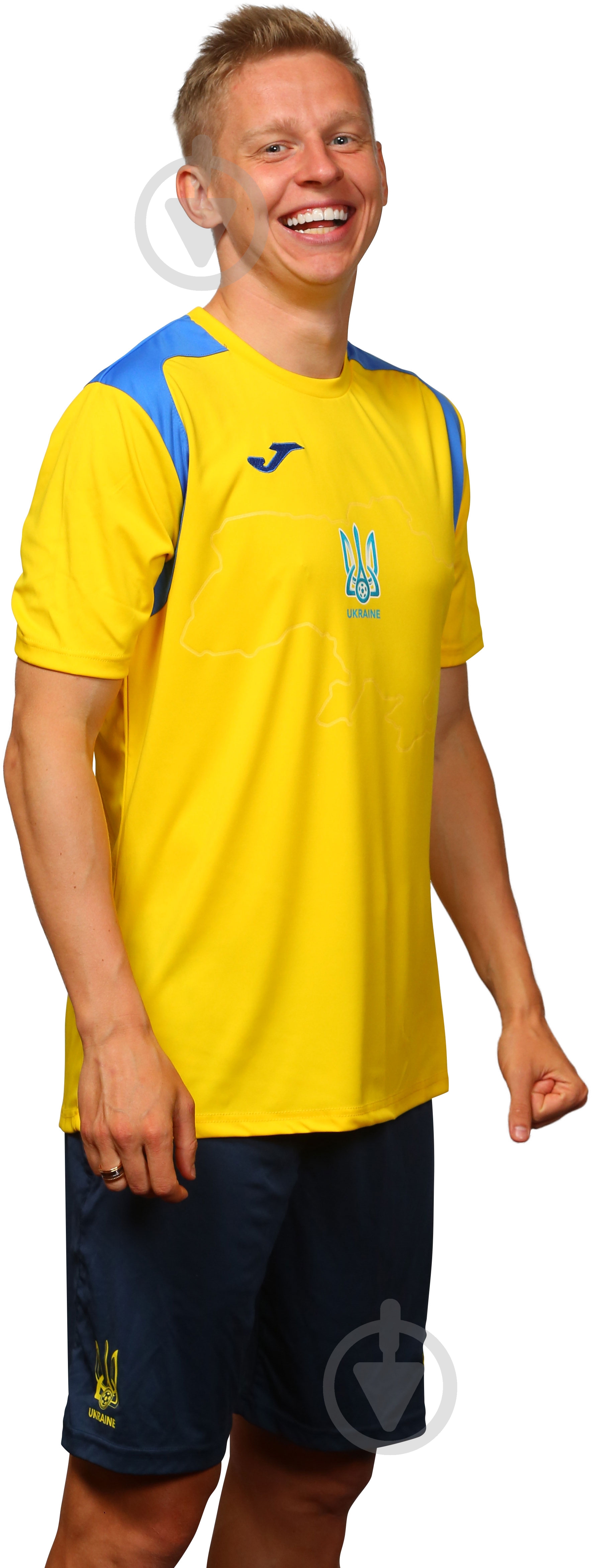 Футболка Joma Ukraine Official Replica T-shirt 101264.907 р.M желтый - фото 14
