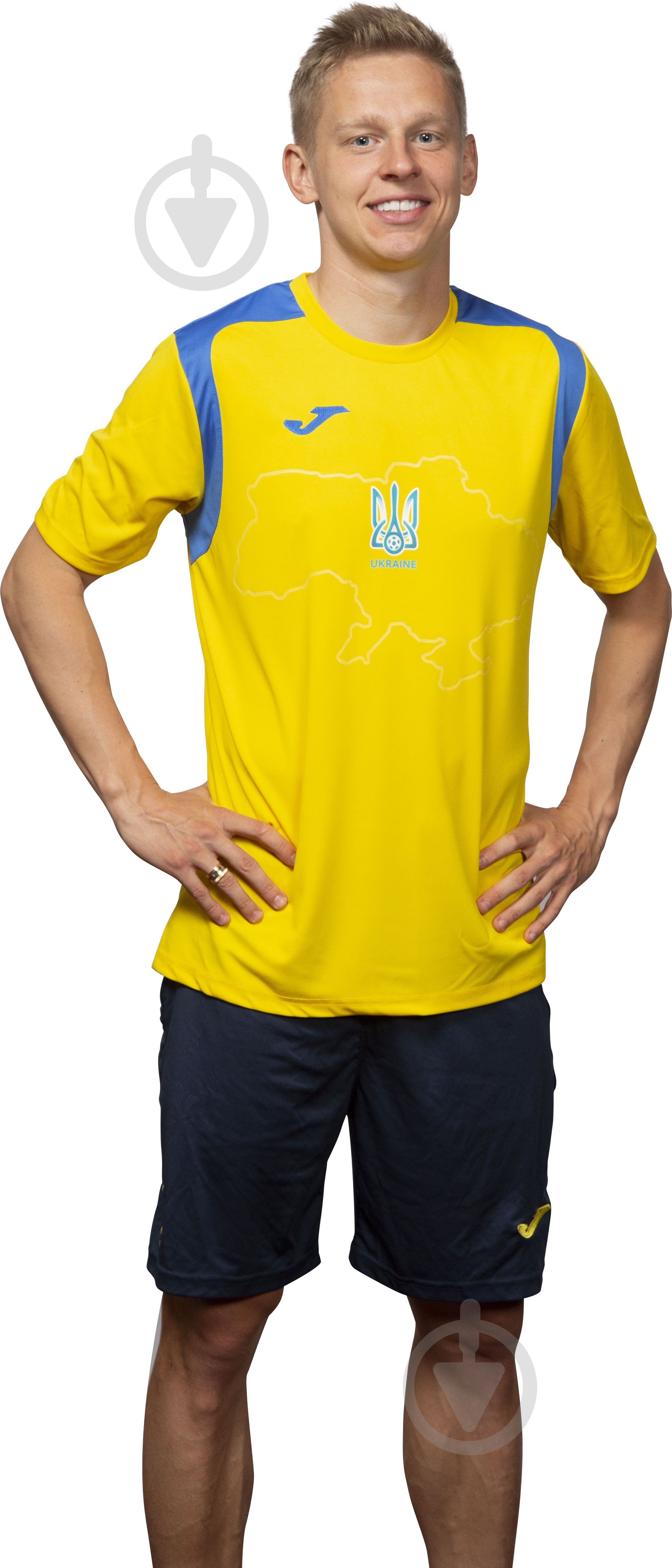 Футболка Joma Ukraine Official Replica T-shirt 101264.907 р.M желтый - фото 15