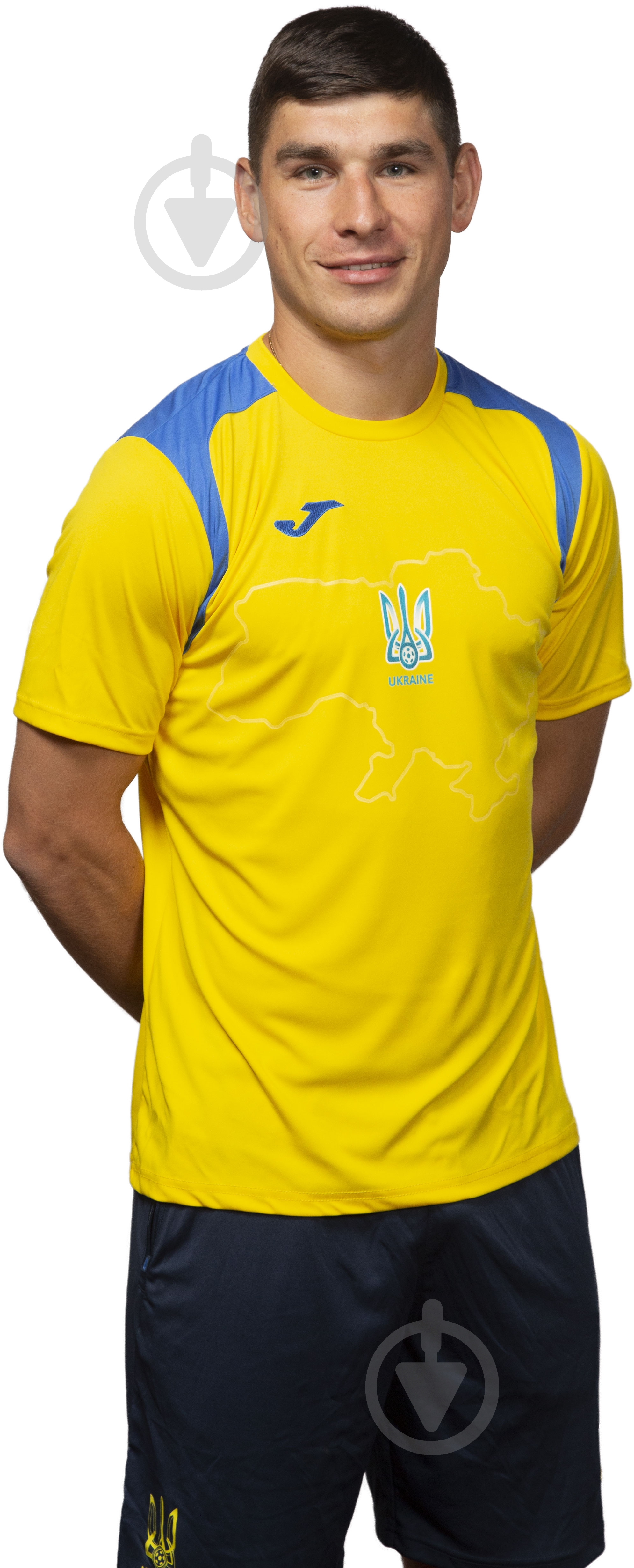 Футболка Joma Ukraine Official Replica T-shirt 101264.907 р.M желтый - фото 3