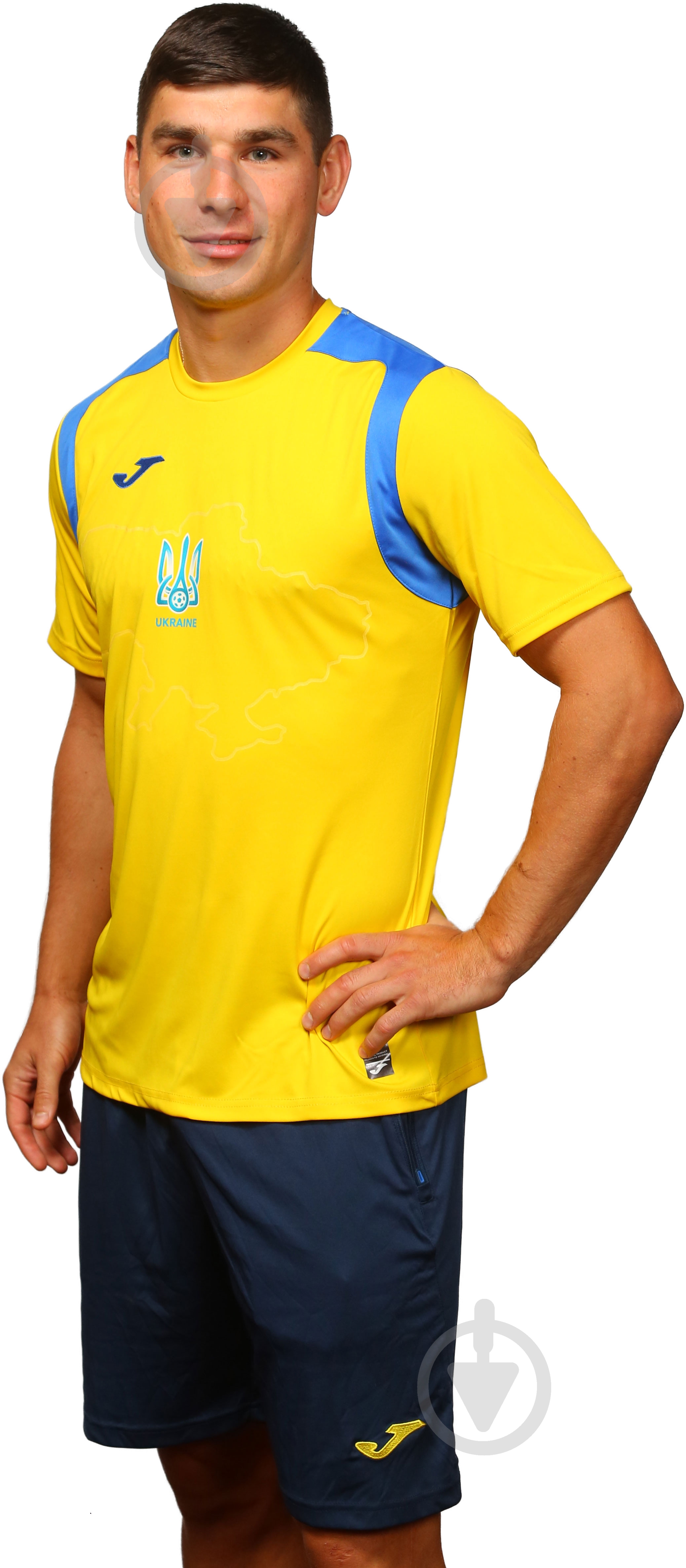 Футболка Joma Ukraine Official Replica T-shirt 101264.907 р.M желтый - фото 4