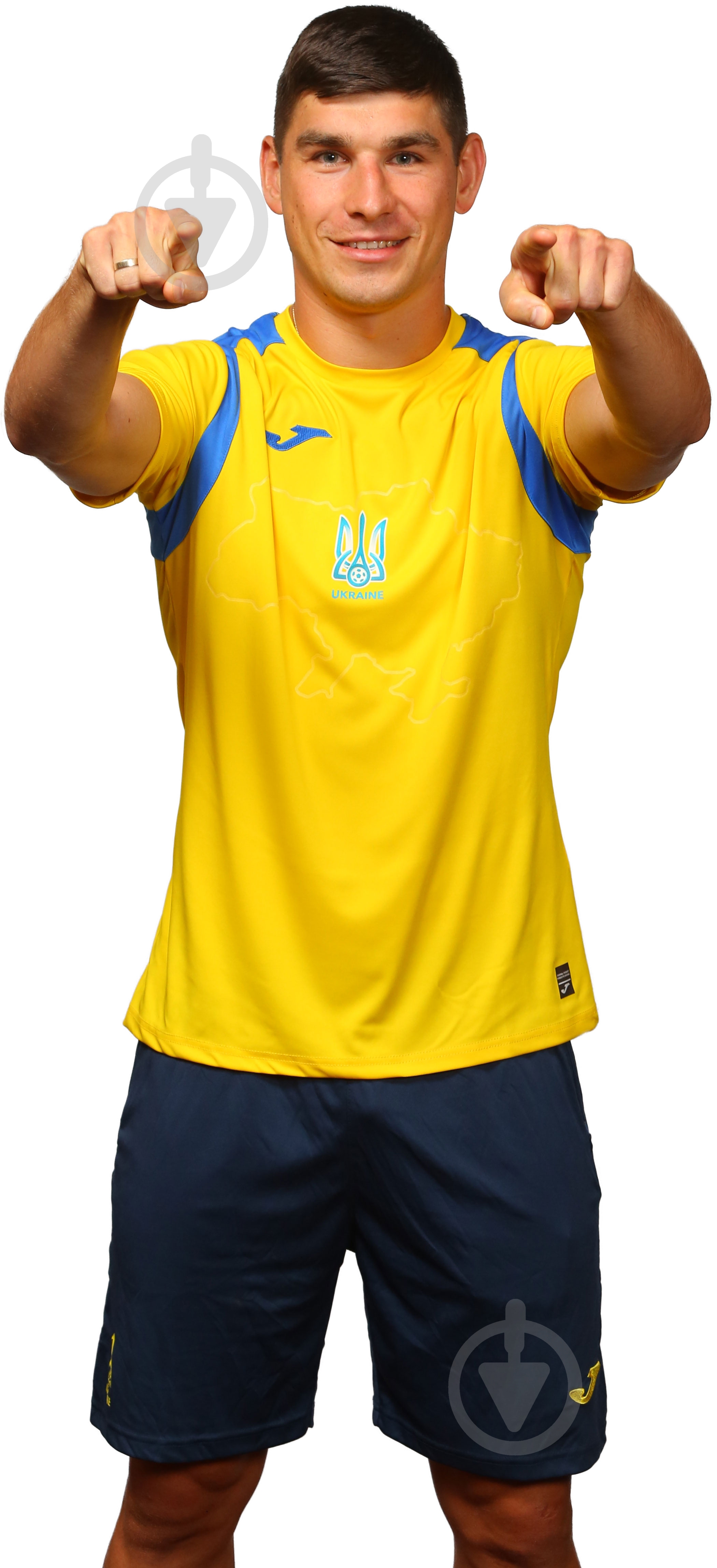 Футболка Joma Ukraine Official Replica T-shirt 101264.907 р.M желтый - фото 6
