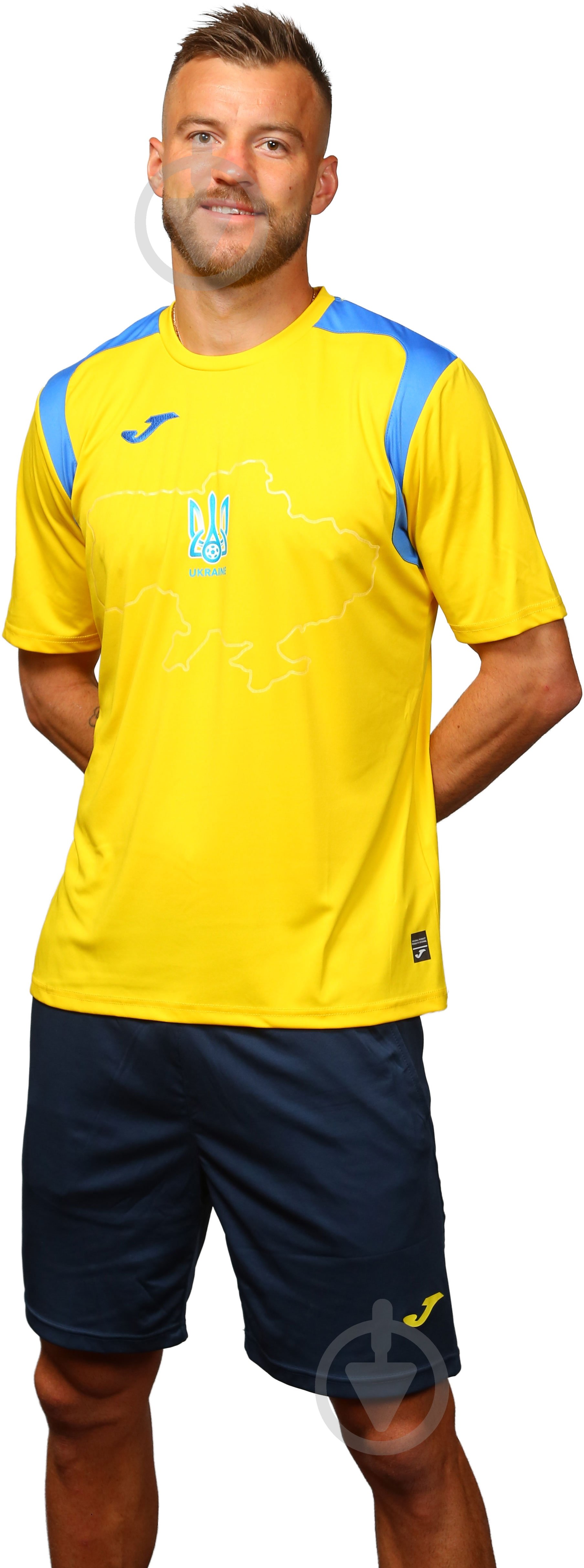 Футболка Joma Ukraine Official Replica T-shirt 101264.907 р.M желтый - фото 7