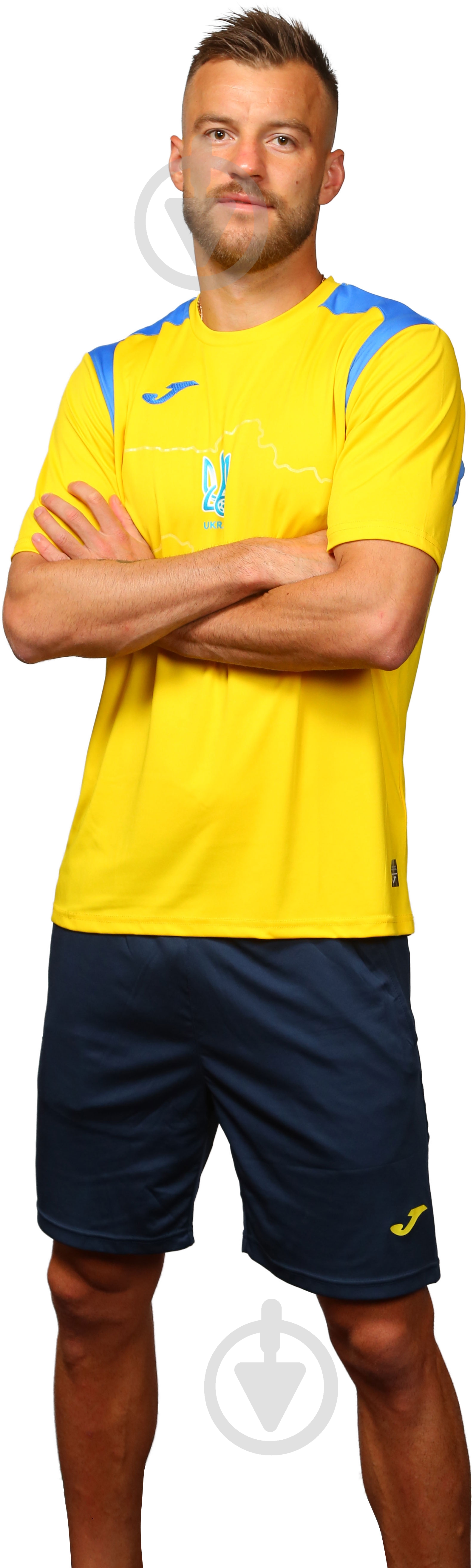 Футболка Joma Ukraine Official Replica T-shirt 101264.907 р.M желтый - фото 8