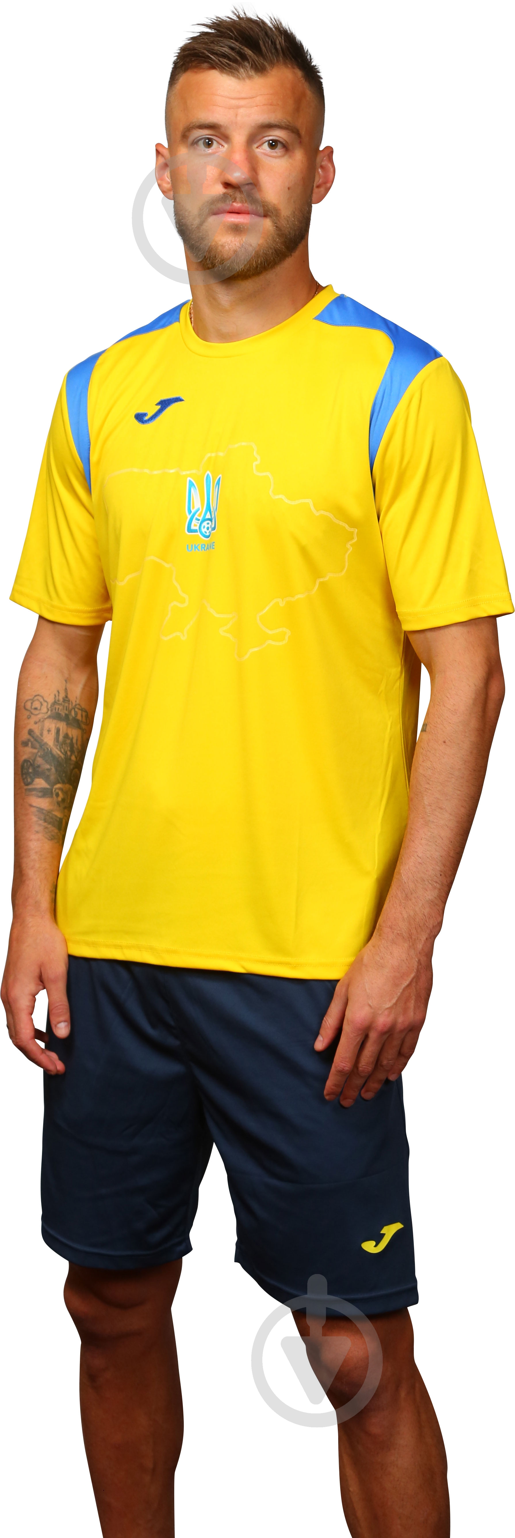 Футболка Joma Ukraine Official Replica T-shirt 101264.907 р.M желтый - фото 9