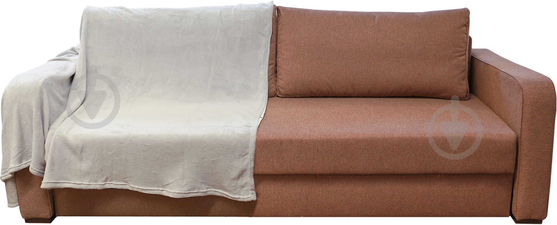 Плед 160x200 см серый UP! (Underprice) - фото 1