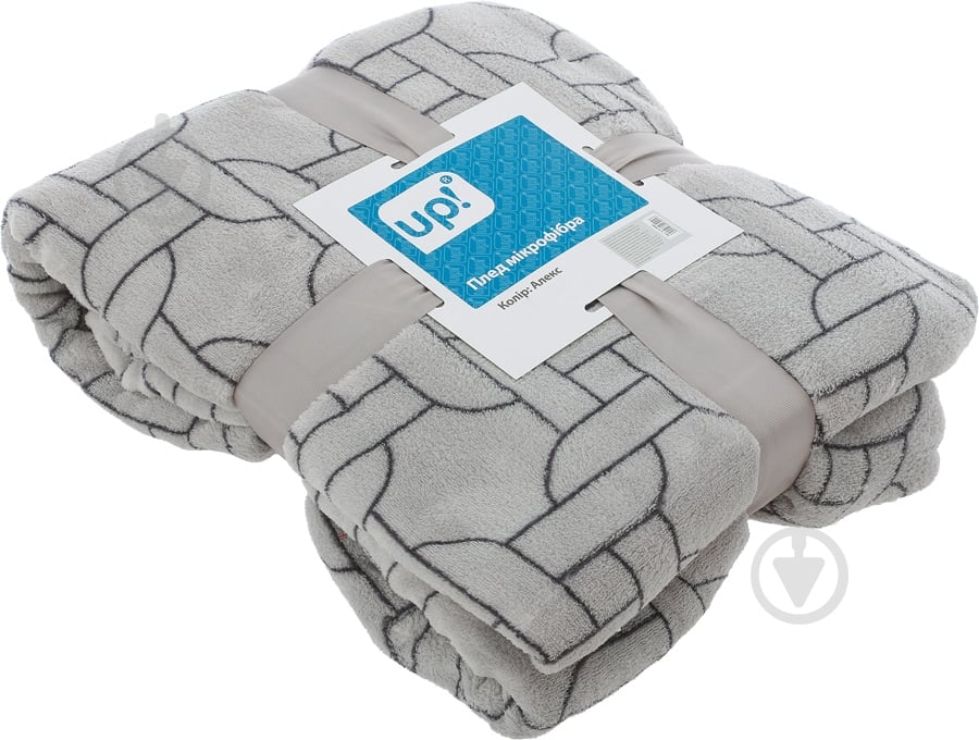 Плед Алекс 200x220 см серый UP! (Underprice) - фото 3