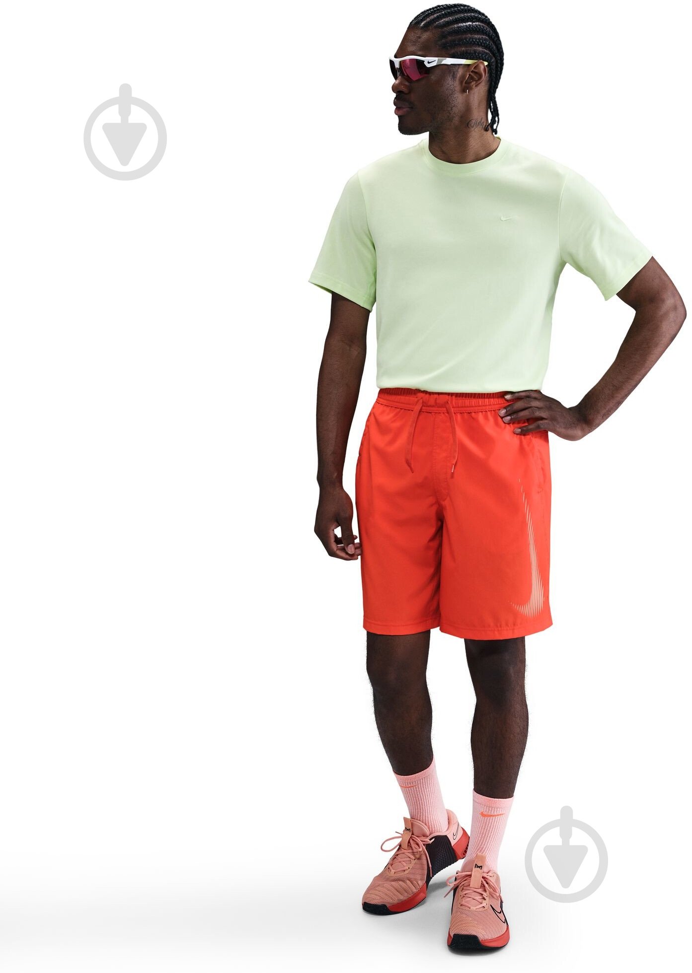 Шорти Nike M NK DF FORM 9IN UL SHORT SWOO HJ4045-633 р. M помаранчевий - фото 2